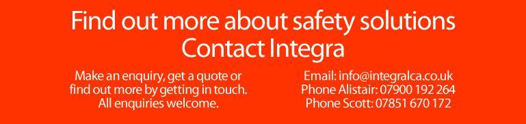 Contact Integra Loss Control Associates Ltd for more information on safety solutions for your business.
Find out more about CDMC, Dynamic Risk Assessment, PUWER Assessment, DSEAR Assessment and more.
